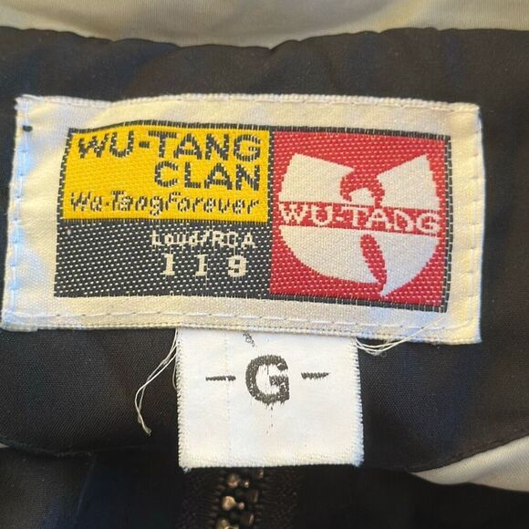 Wu Tang Clan Vintage 90's Track Jacket Windbreaker Full Zip Hip Hop - Picture 8 of 11